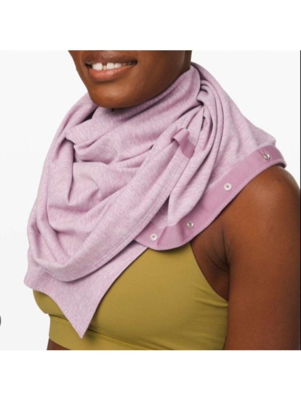 Lululemon Vinyasa Scarf *Rulu Heathered Pink Taupe